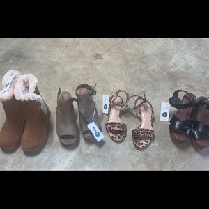 FOUR PAIR OF SHOES 🏷 NWT 🏷 Women shoe bundle